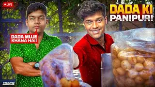 PANI PURI KHAOGE 😅 MATCHMAKING + FUN + REACTION + GAMEPLAY😅🔴 #freefire #ff #freefirelive