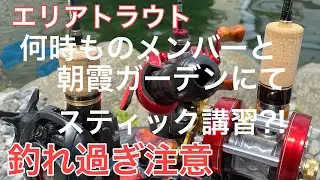 エリアトラウト  Xスティックはこう使う!!  #xスティック #Xスティック #朝霞ガーデン #エリアトラウト