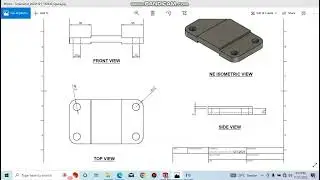 Belt roller Support  assembly# Part 1# Base plate #  in solidworks
