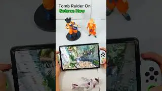 Geforce Now Cloud Gaming Tomb Raider On Tablet