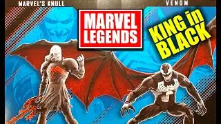 Кто самый крутой из плохих? Обзор фигурок Marvel Legends Hasbro: Кналл и Веном Кинг в чёрном