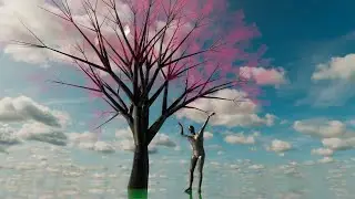 [Maya animation] Falling Flower