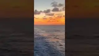 Golden Hour Over the Atlantic | Calm Ocean Reflections & Coastal Serenity