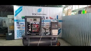 Видео обзор блочной компрессорной установки IC 10/10 AM DF 500 L. Удобство по отличной цене!