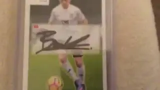 wb trading cards signed card