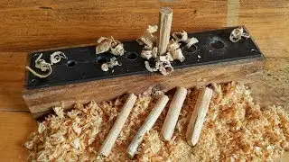 Holznägel selber herstellen - DIY - Holzdübel 🔩