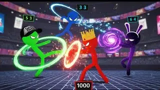Interesting gameplay 🍀 Stickman Party 1234
