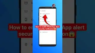 WhatsApp Security Alert Kaise Enable Kare | How To Enable WhatsApp Security Alert #shorts #viral