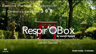Exercice de respiration by Laurent Sigwald Respir'OBox - Jardin secret