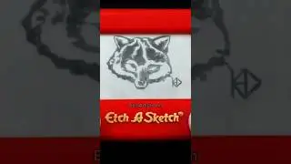 Cub Scout Wolf #cubscout #wolf #animal #etcheverywhere #etchasketchart #etchasketch #etchartist #art