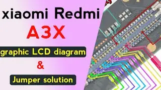 Redmi A3X Graphic LCD Diagram | Display Data Line Solution | Full Hardware Guide