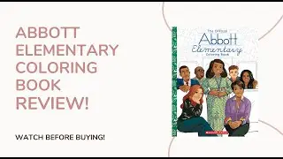 Flip Through: Abbott Elementary Official Coloring Book
