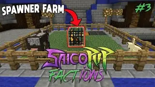 Spawner Farm! - Minecraft Factions #3 - SaicoPVP