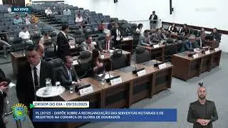 Reorganiza serventias notariais e de registro em Gl&oacute;ria de Dourados
