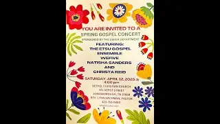 4-12-25  Spring Gospel Concert @bethelccjbo  Christian Church - Disciples of Christ