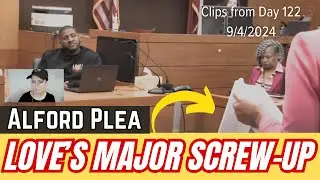 Prosecutor Love Reads Mounk Tounk's 2017 Alford Plea, Gets REBUKED in front of Jury.