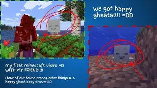 Getting Happy Ghasts & Giving Tours!! (MINECRAFT)