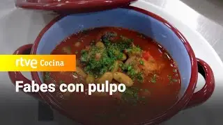 Fabes con pulpo  - España Directo | RTVE Cocina