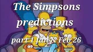 Why not take the Simpsons prophecy seriously? Their forecast of events in the USA for Jan and Feb.