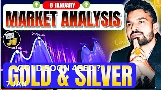सोना और चाँदी मैं आज क्या होगा ? SILVER GOLD MCX DAILY ANALYSIS 8 JANUARY l #goldsilveranalysis