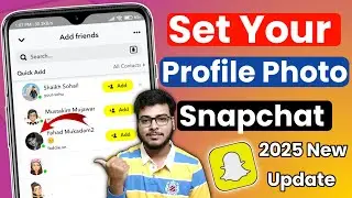 How To Set Profile Photo On Snapchat 2025 | How To Set Profile Photo On Snapchat