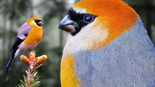 Red-headed Bullfinch Song &ndash; Pure Wild Recording (Bird Call ID)