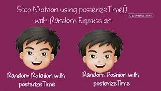 Using posterizeTimeWith Random Expression for Stop Motion in After Effects