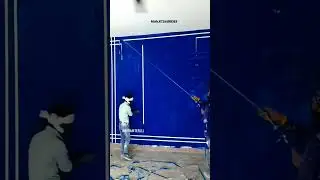masking tape wall desine penting