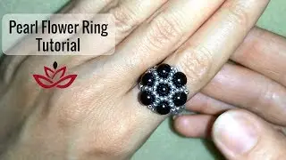 Pearl Flower Ring - Tutorial. How to Make DIY Pearl Ring?