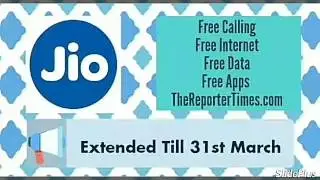 Jio welcome offer extended till march 31,2017 (happy new year plan)