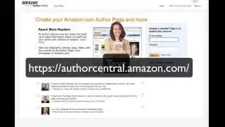 Creating Your Author Central Page on Amazon