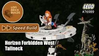Chill LEGO Speed Build: Horizon Forbidden West Tallneck + Lofi Vibes
