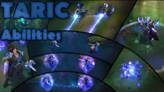 TARIC REWORK ABILITIES SPOTLIGHT GAMEPLAY - League of Legends