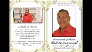 In Loving Memory Of Charles De Commarmond