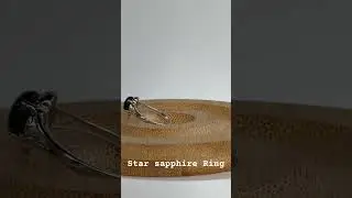 Handmade Star Sapphire Ring in Sterling Silver