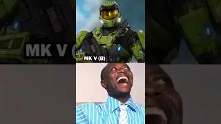 Рейтинг дизайнов силовой брони &laquo;Мьёльнир&raquo; #halo #gaming #shorts