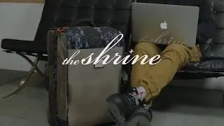The Shrine Navy Pixel Camo Wheeled Sneaker Case