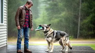 Stray Dog Brings a Child's Shoe to the Veteran's Porch &mdash; Then He Called The Police