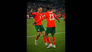 Ronaldo X Nuno Mendes 🥶🤯 #ronaldo #cristianoronaldo #portugal #viralvideo #fyp #football #edit