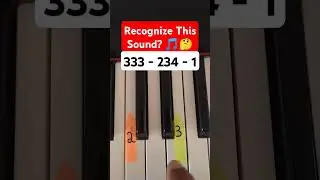 Recognize This Sound? 🎵🤔 - Easy Piano Tutorial