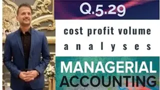 cpv 5 29 #CVPanalysis #breakeven #CostVolumeProfit #BreakEvenAnalysis #mangementAccount #garrison