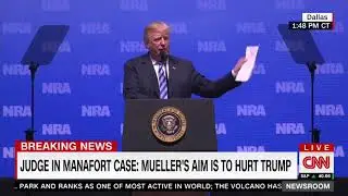 Trump Addresses Judge T.S. Ellis' Comments During Manafort Hearing