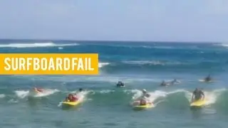 Surfboard fail !