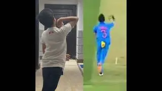 Yuzi Chahal Bowling Copy 🔥😎 || #shorts #cricket #youtubeshorts #shortsfeed