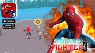 SPIDER FIGHTER 3 GAMEPLAY VIDEO // Spider-Man rap song 🕷️🕸️ 🕷️