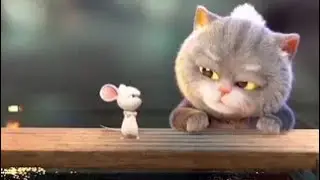 Cute Cat And Mouse Friendship Cartoon Animation Status For WhatsApp Punjabi Song| Friendship Status