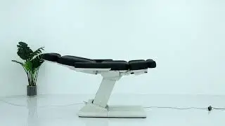 M6001C Black Electroc Facial Bed with Split Legs