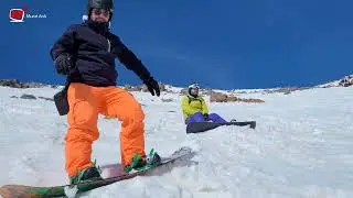 Erciyes'in Ottoman Tarafından Çoban İni Mevkinde Snowboard İle Bolkar Keyfi