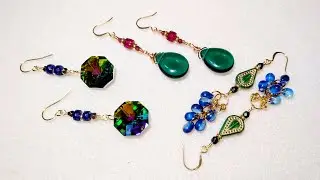3 Easy Elegant Emerald City Earrings | Sam's Bead Box Dec 2025