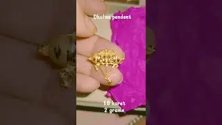 beautiful gold dholna pendent || 18 karet || #gold #pendent #locket #puregold
